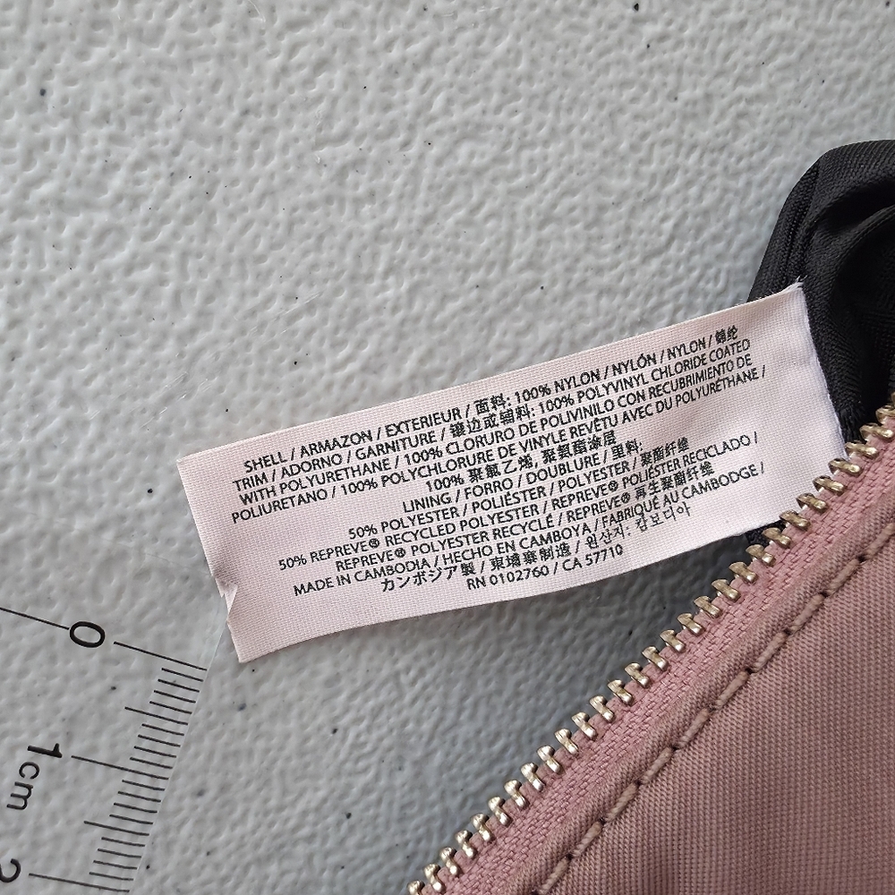 Kate Spade Dawn Sparrow Pink Nylon Crossbody Bag Minimalist Clean Girl Y2K - Picture 10 of 10